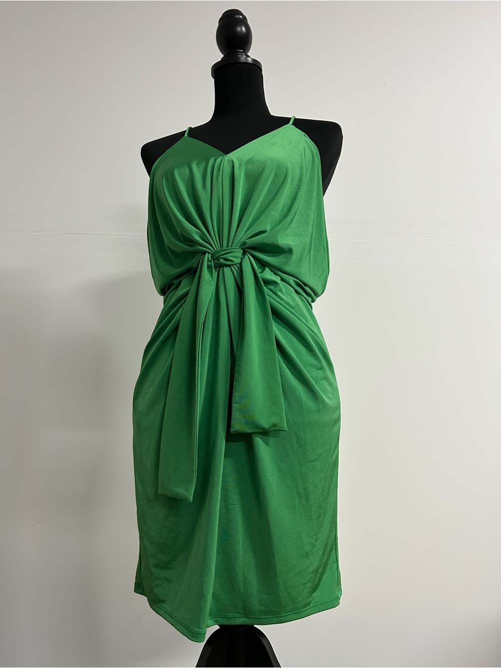 Express Green Spaghetti Strap Dress Size Small